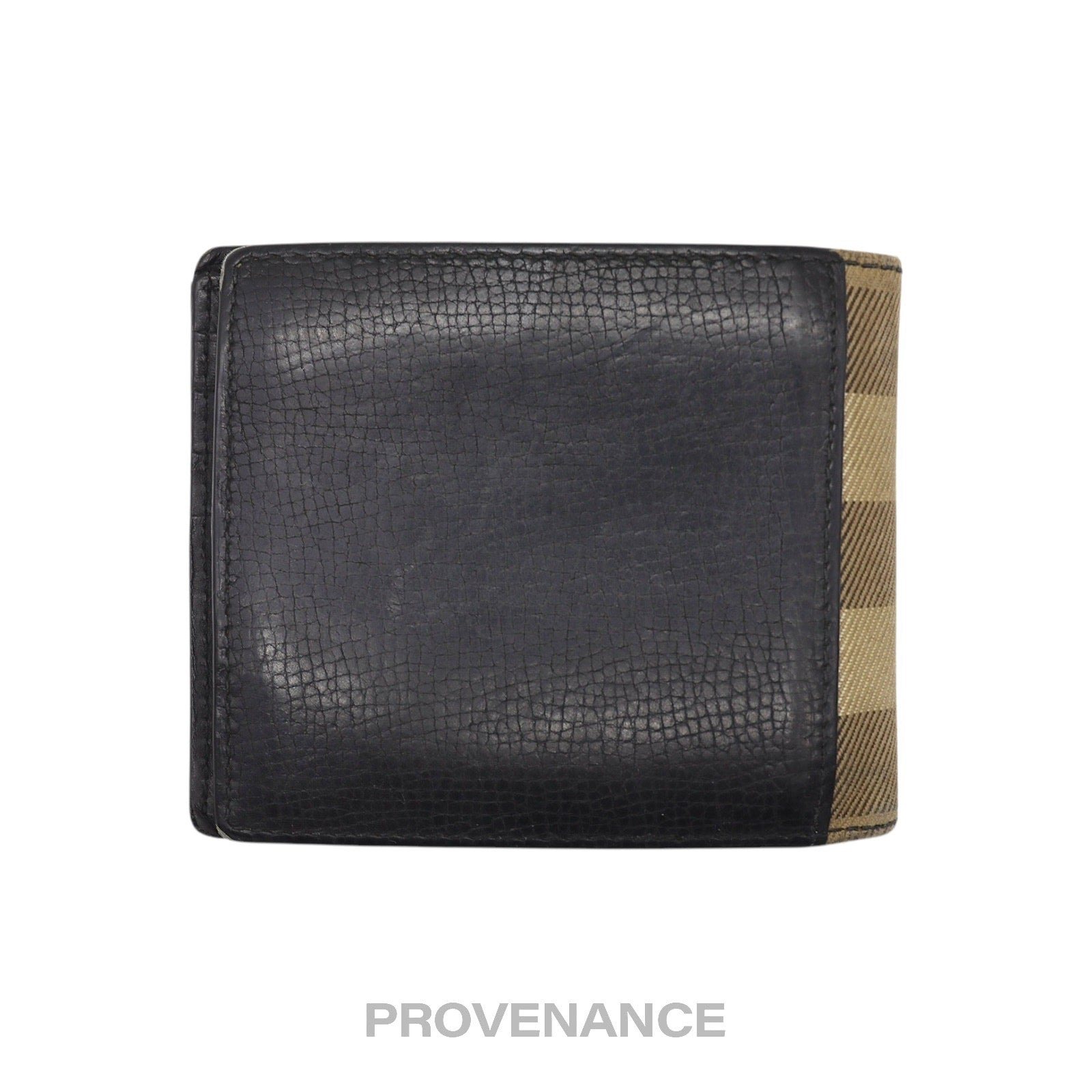 Burberry Bifold Wallet - Nova Check Navy Leather - 2