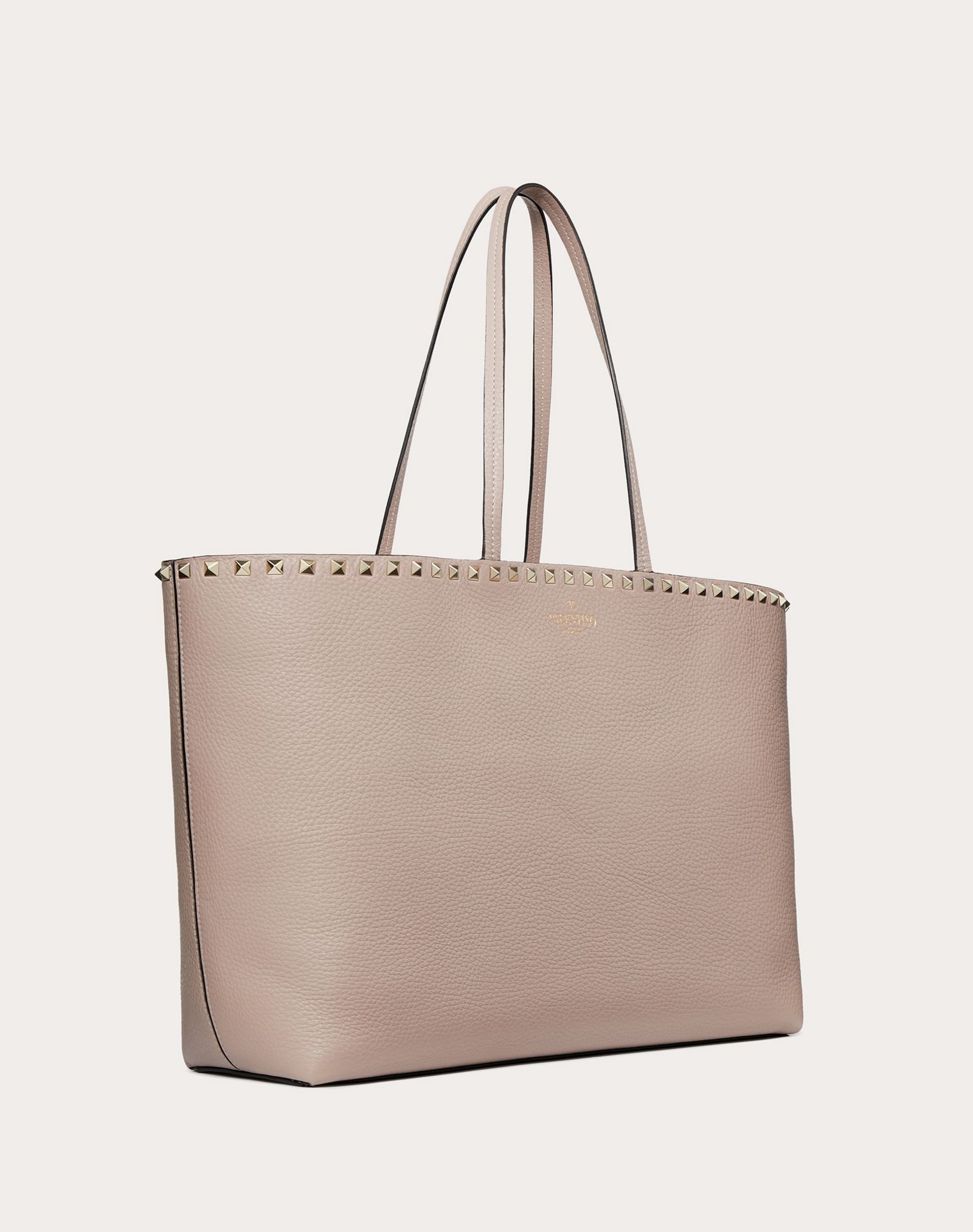 Rockstud Grainy Calfskin Tote Bag - 2