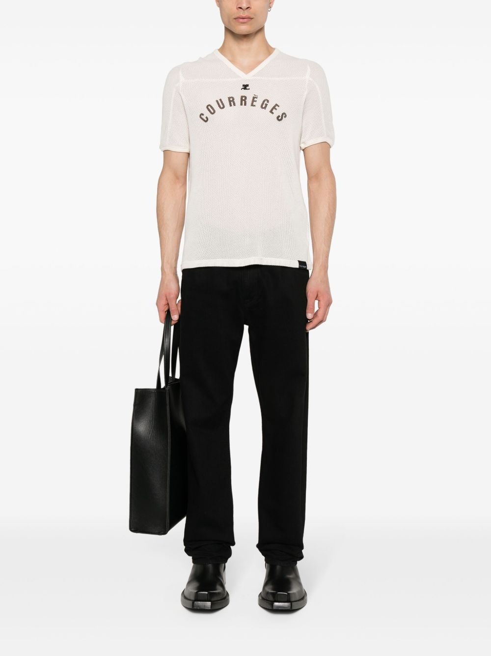 Baseball printed mesh T-shirt - 2
