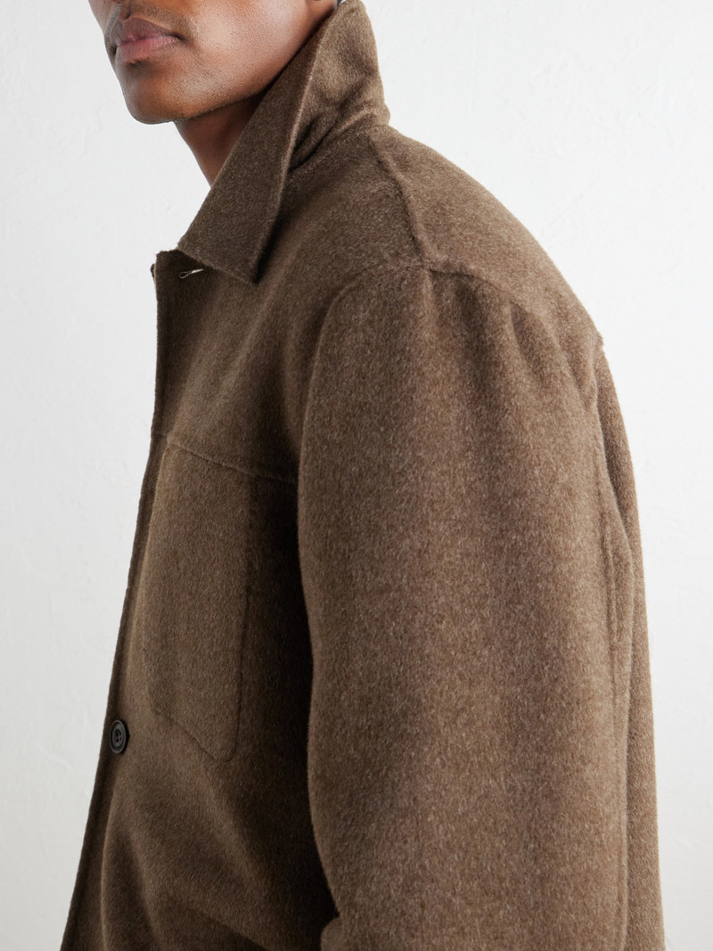 Dary Wool-Blend Felt Blouson Jacket 5
