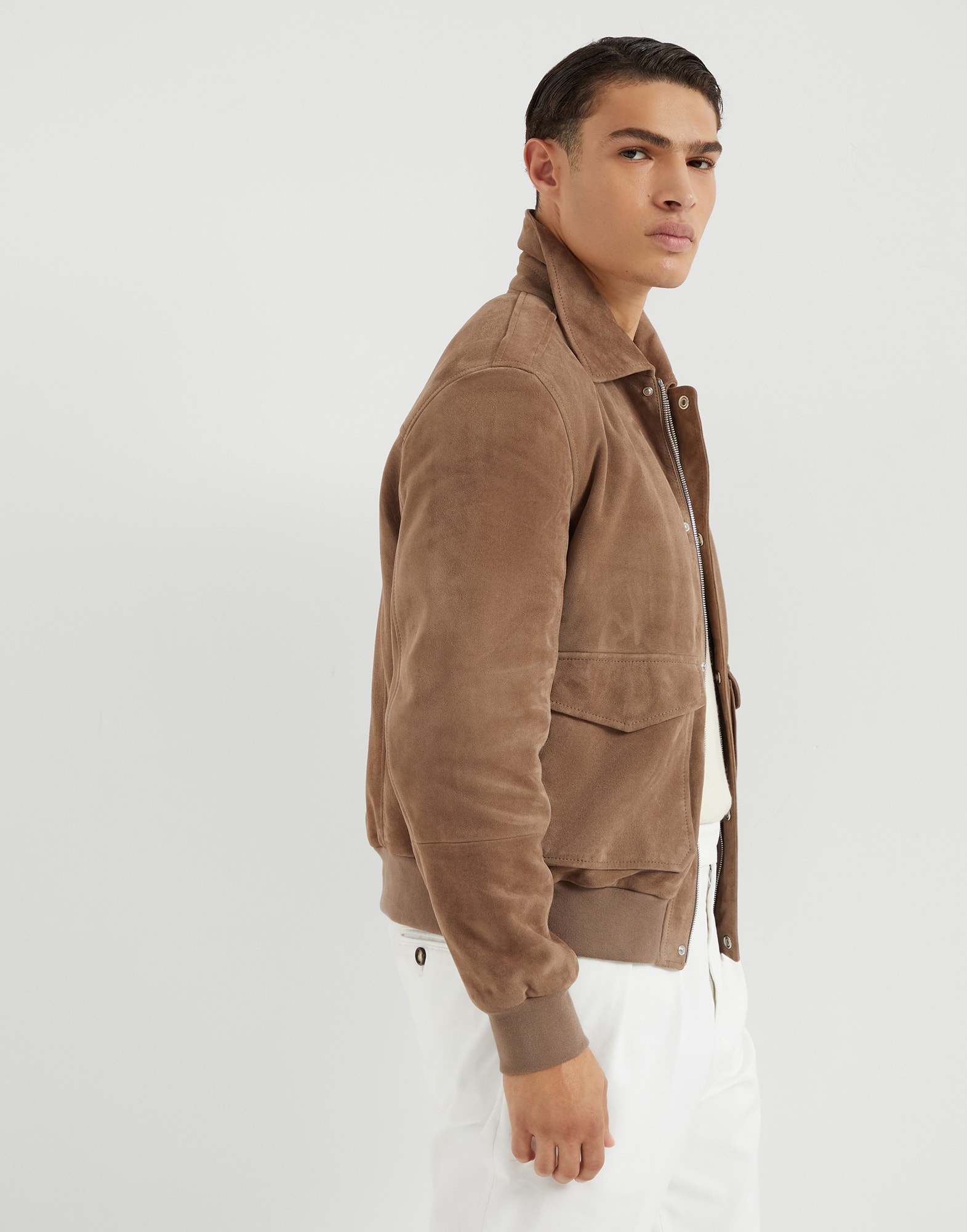 Country suede aviator jacket - 4