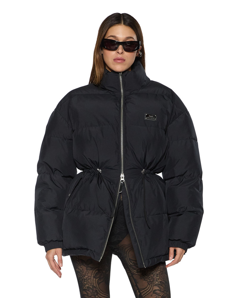 CINCHED PUFFER BLACK 3