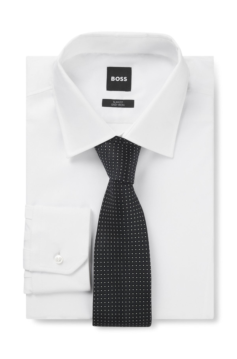 ITALIAN-MADE TIE IN SILK JACQUARD 3