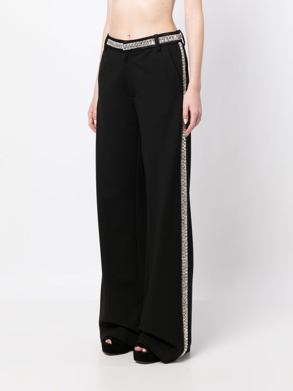 Jessa crystal-embellished trousers - 3