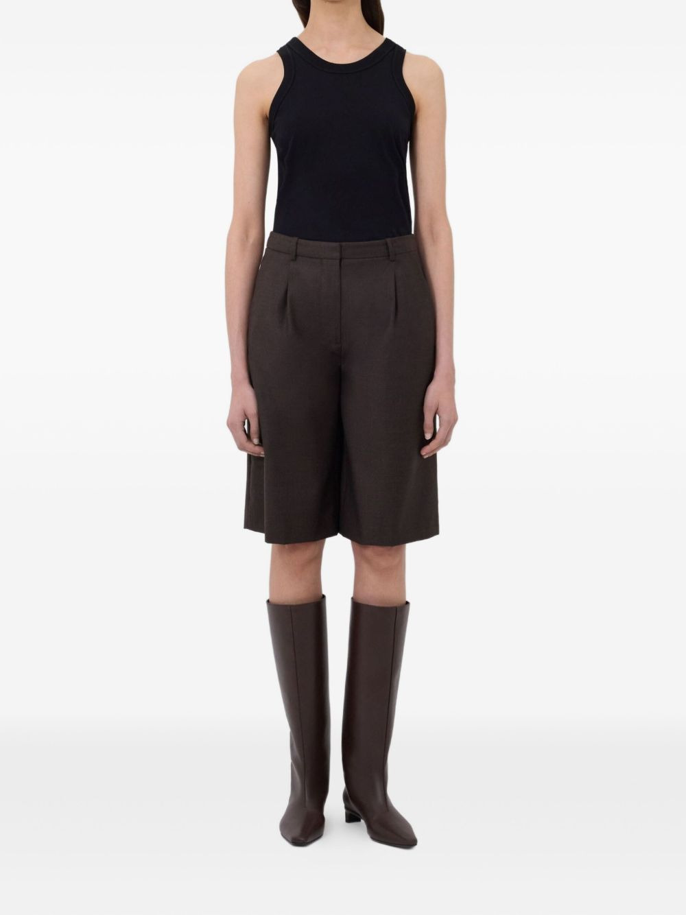 Adler pleat-detail side-pocket shorts - 2