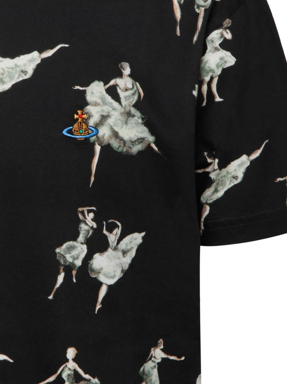 ballerina-print T-shirt - 4