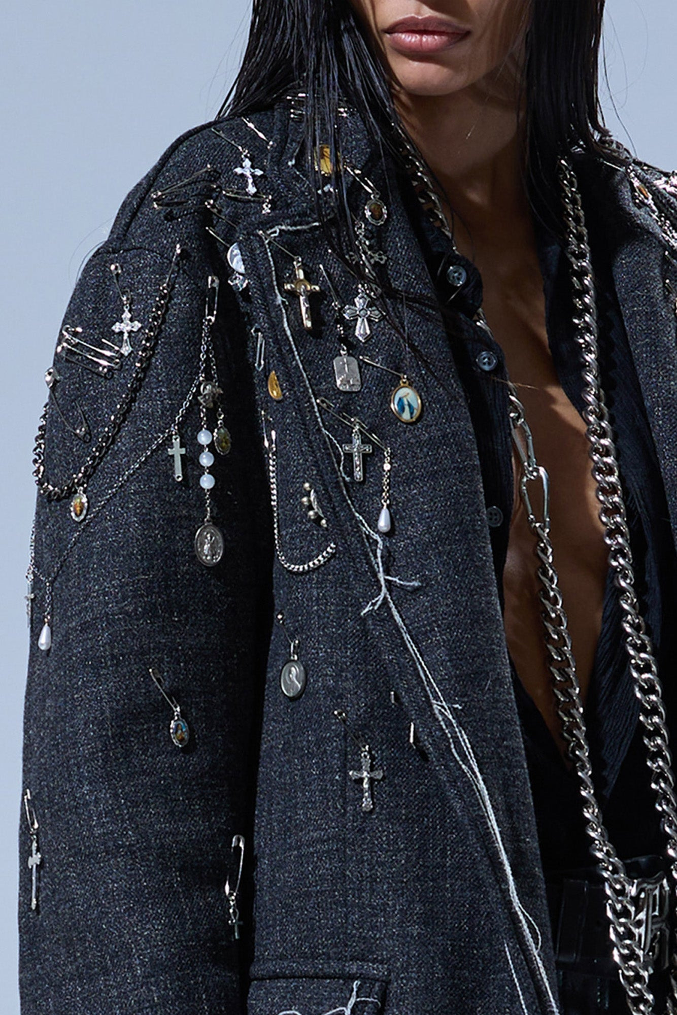 FRAY RAGGED BLAZER - 3