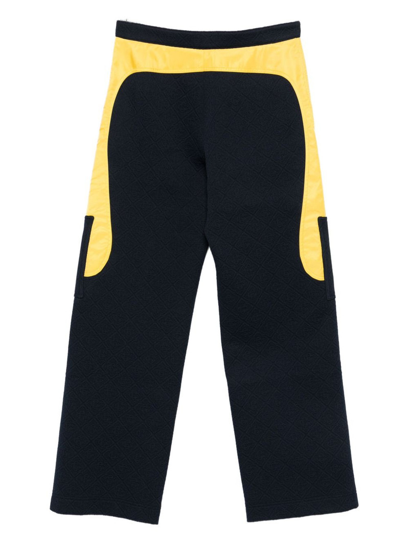 CASABLANCA textured panelled trousers outlook