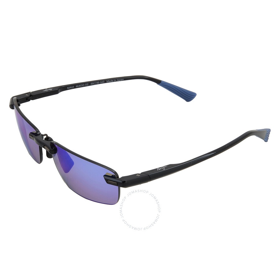 Maui Jim Ilikou Blue Hawaii Rectangular Men's Sunglasses B630-02 59 - 4
