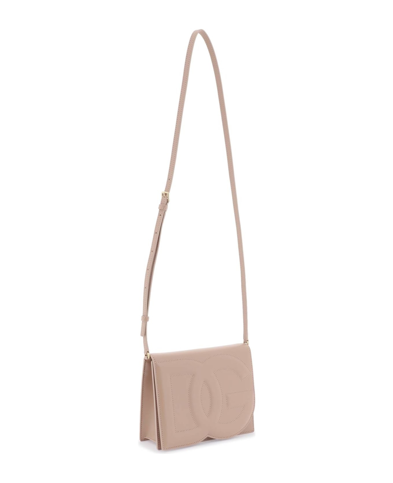 Dg Logo Leather Crossbody Bag - 3