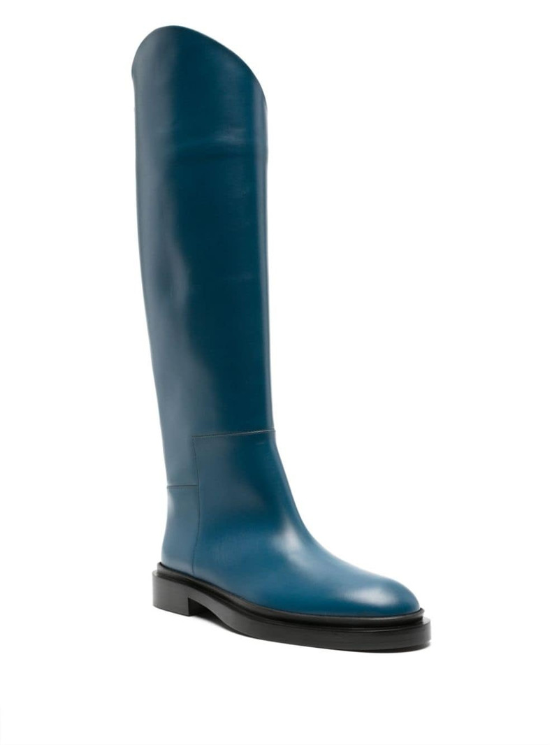 Jil Sander knee-high leather boots outlook