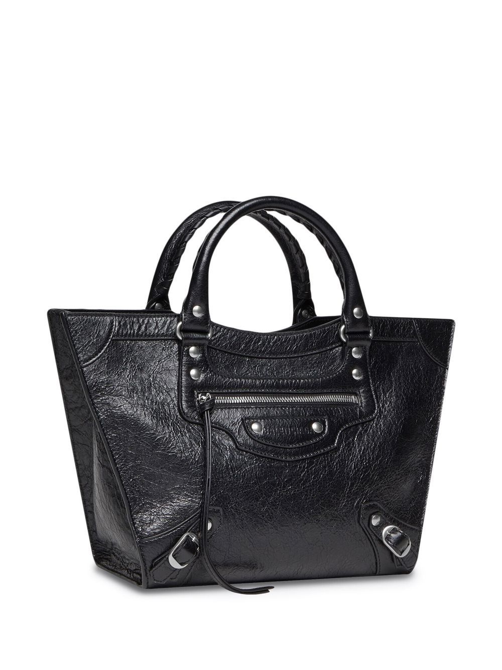 Neo Upside Down East-West leather tote - 3