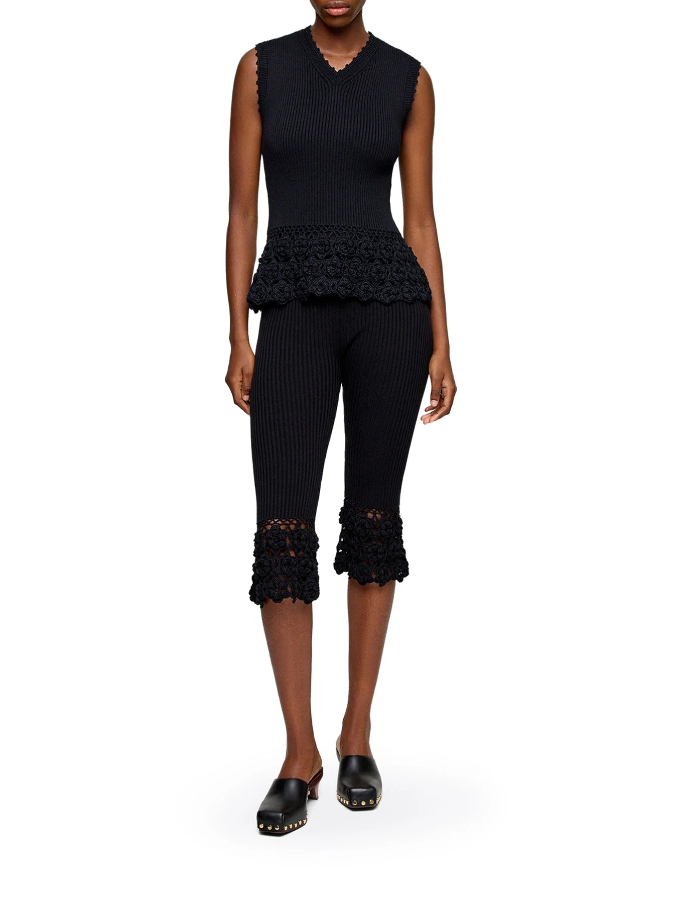 VEST IN COTTON CROCHET - 1