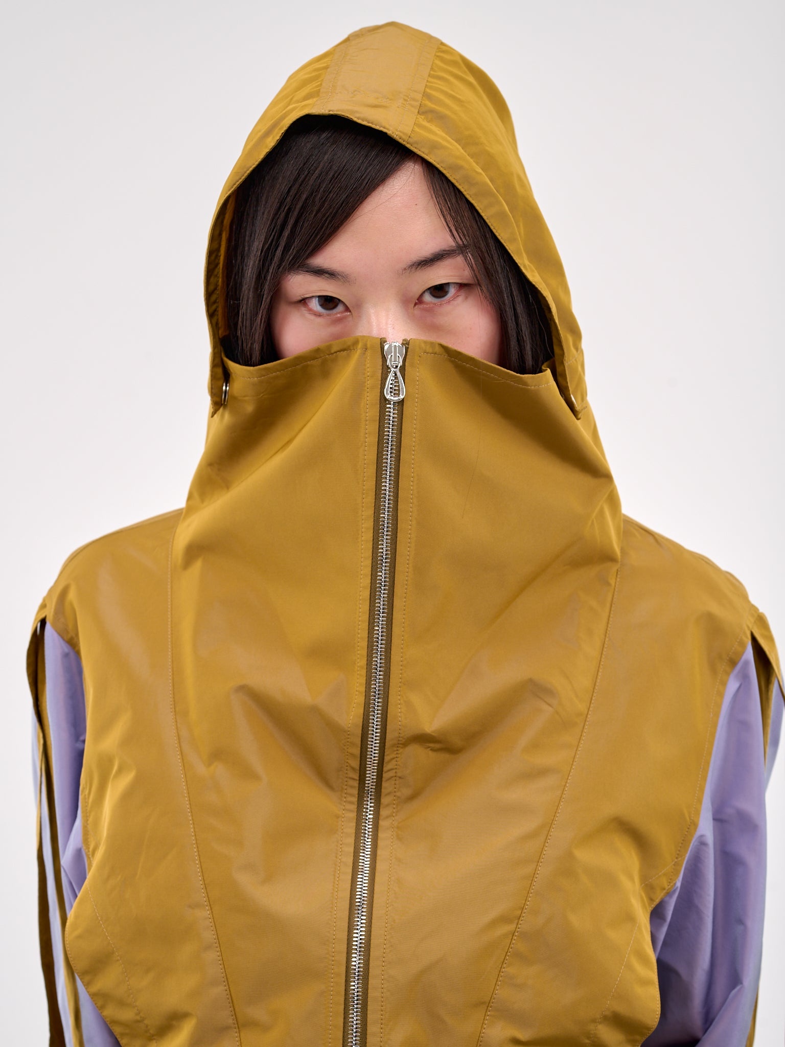 Two-Tone Layered Jacket - 5