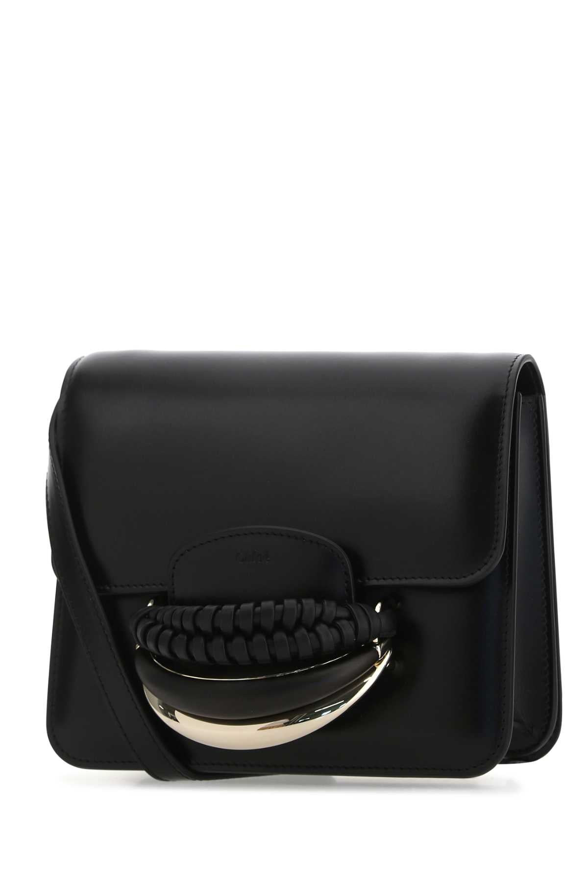 Chloe Women Black Leather Kattie Clutch - 2