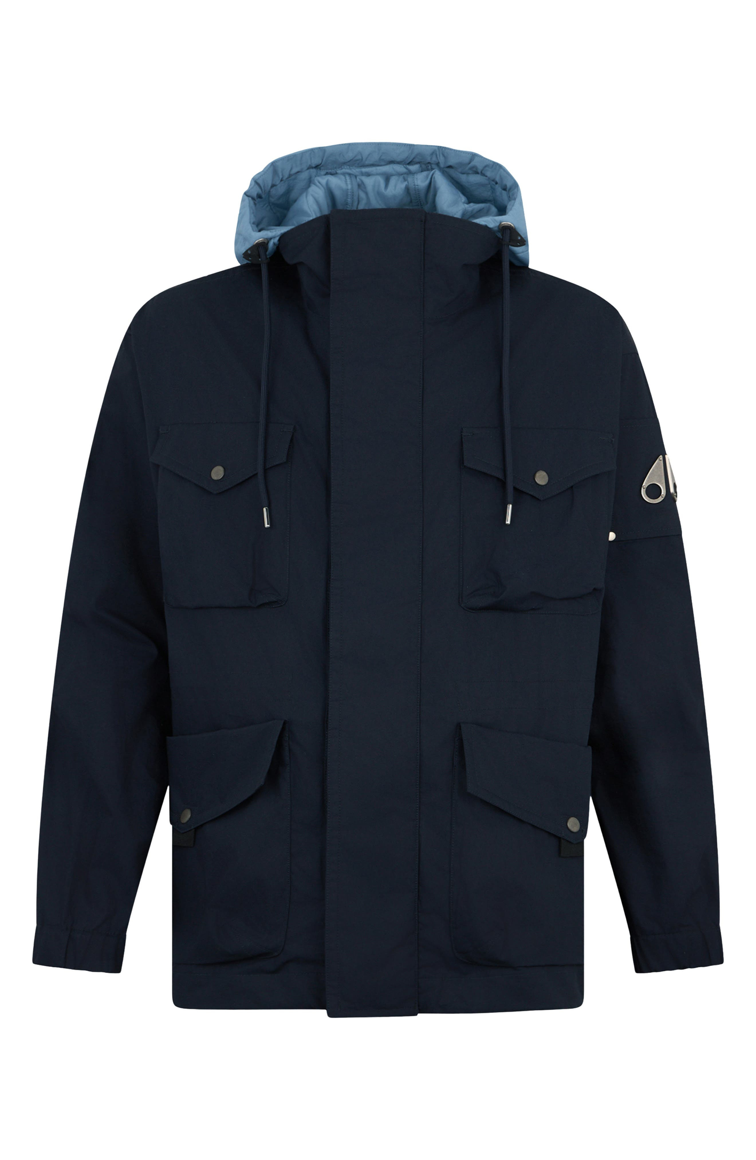 Moose Knuckles Hudson Utility Jacket in Navy W/Sea at Nordstrom - 5