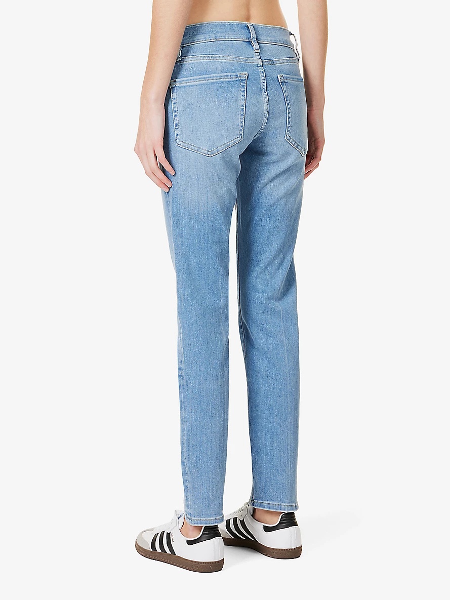 Le Garcon skinny-leg mid-rise organic denim-blend jeans - 4