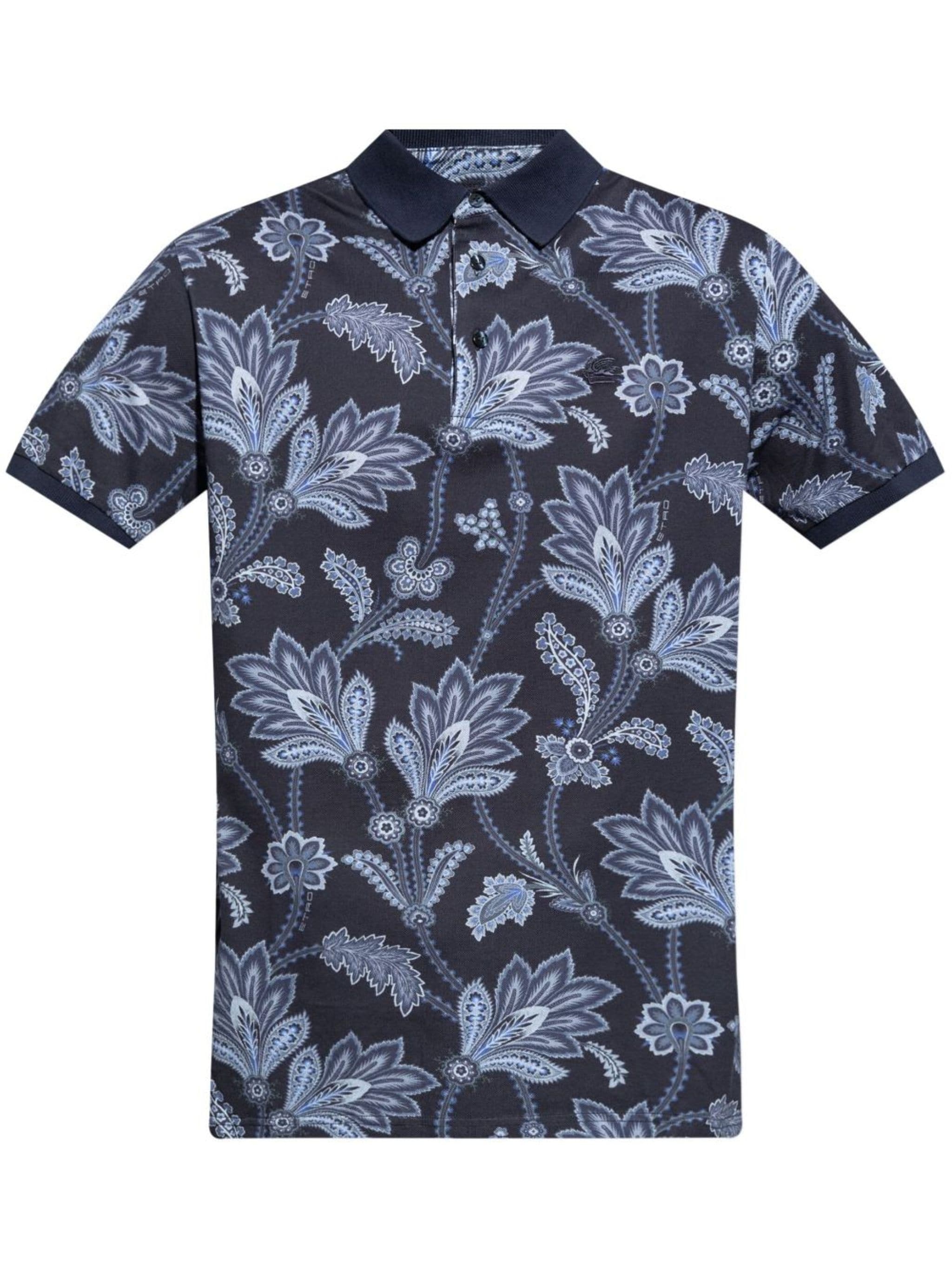 botanical-print cotton shirt - 1