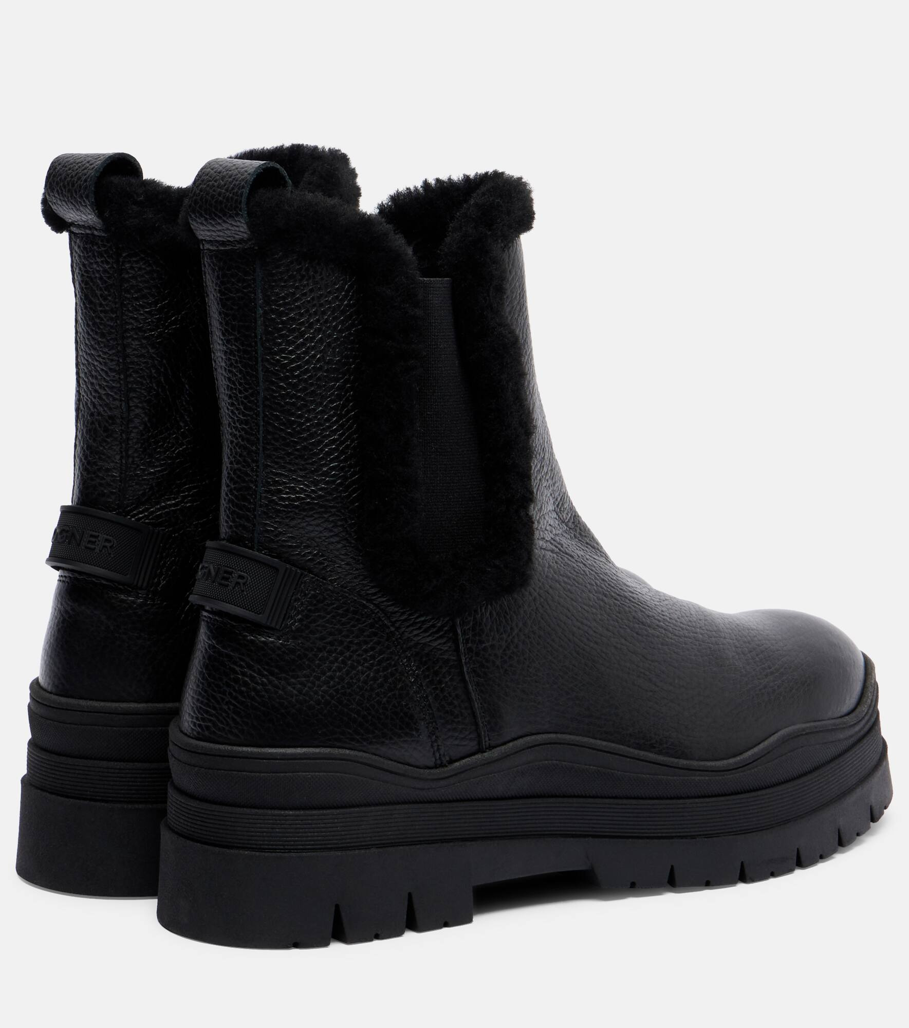 Arosa shearling-lined leather Chelsea boots - 2