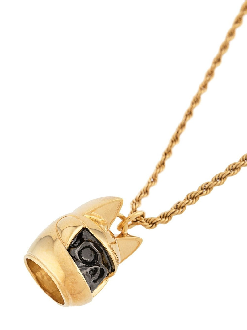 cat helmet necklace 3