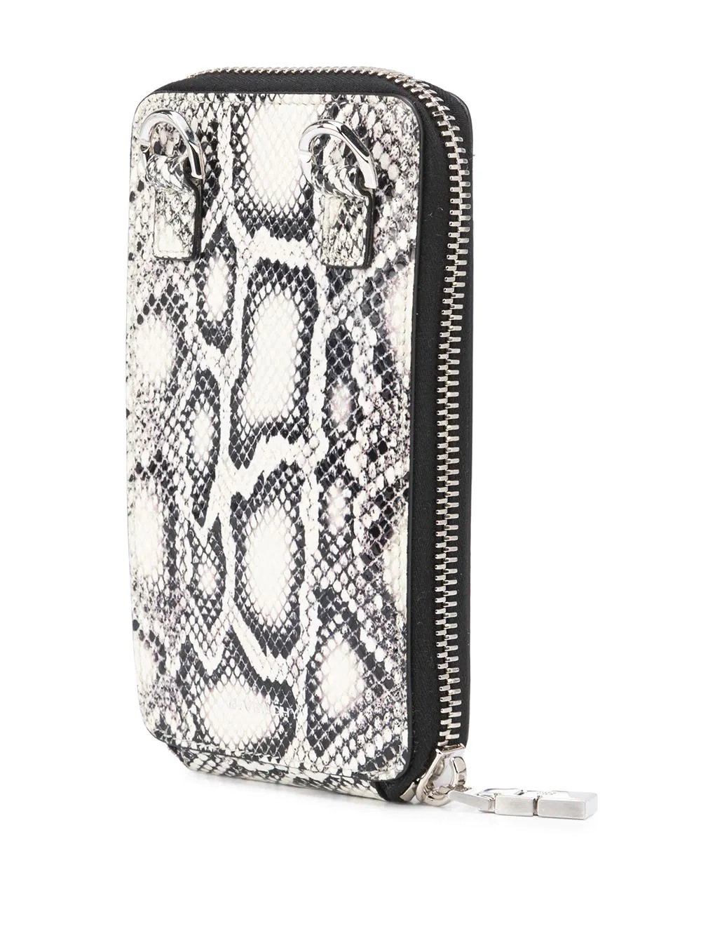 snake-effect shoulder bag - 3