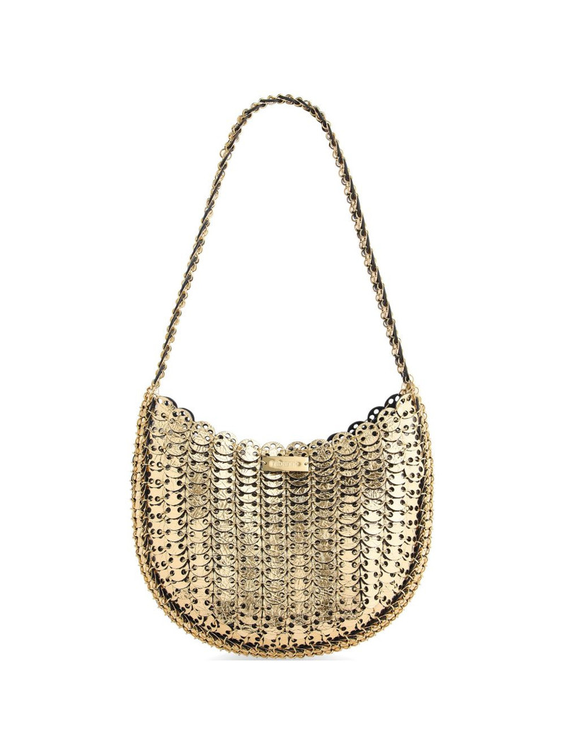 Moon reversible leather shoulder bag 1