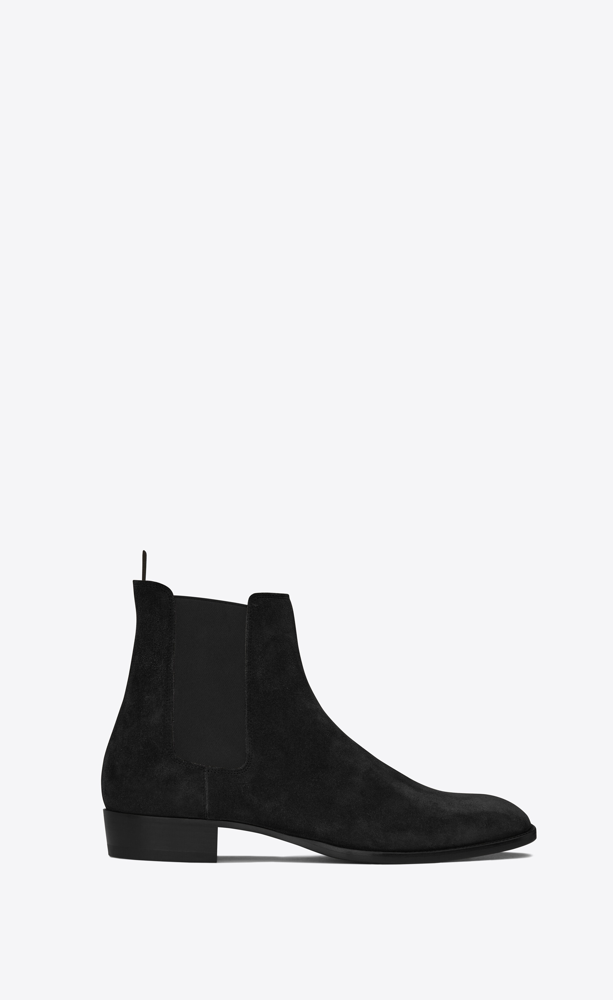 wyatt chelsea boots in suede - 1