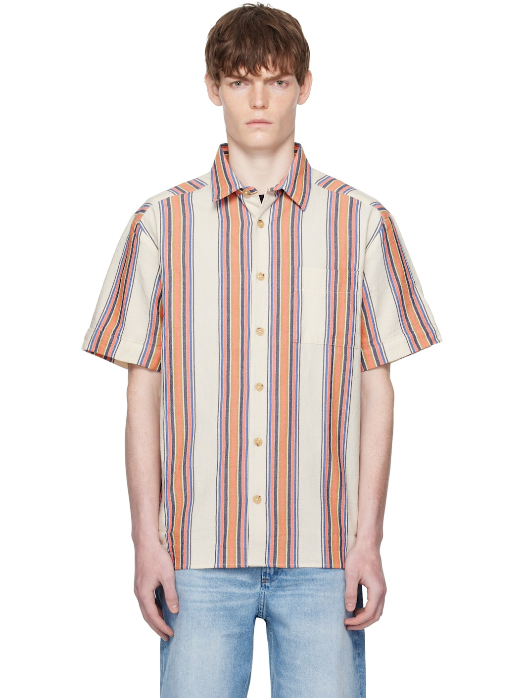 Multicolor Ross Short-Sleeve Shirt - 1