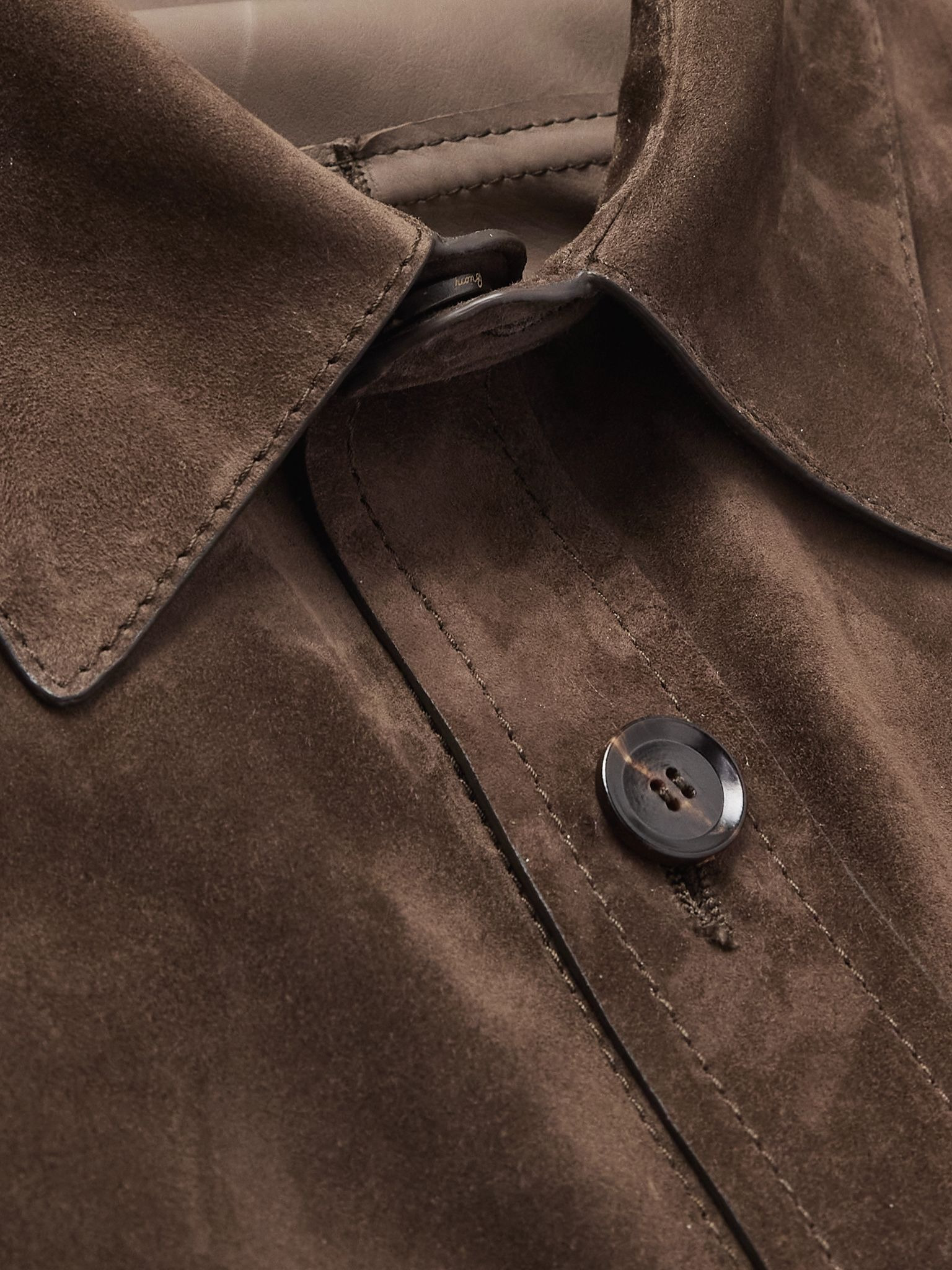 Suede Jacket Brown - 4