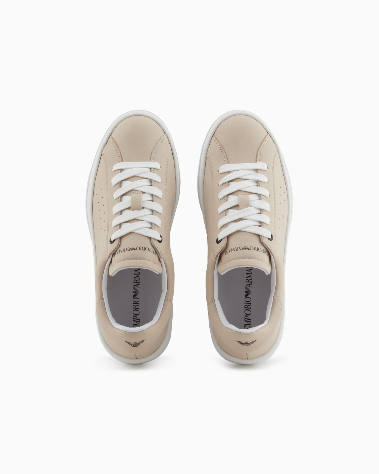 LEATHER SNEAKERS WITH LOGO - 3