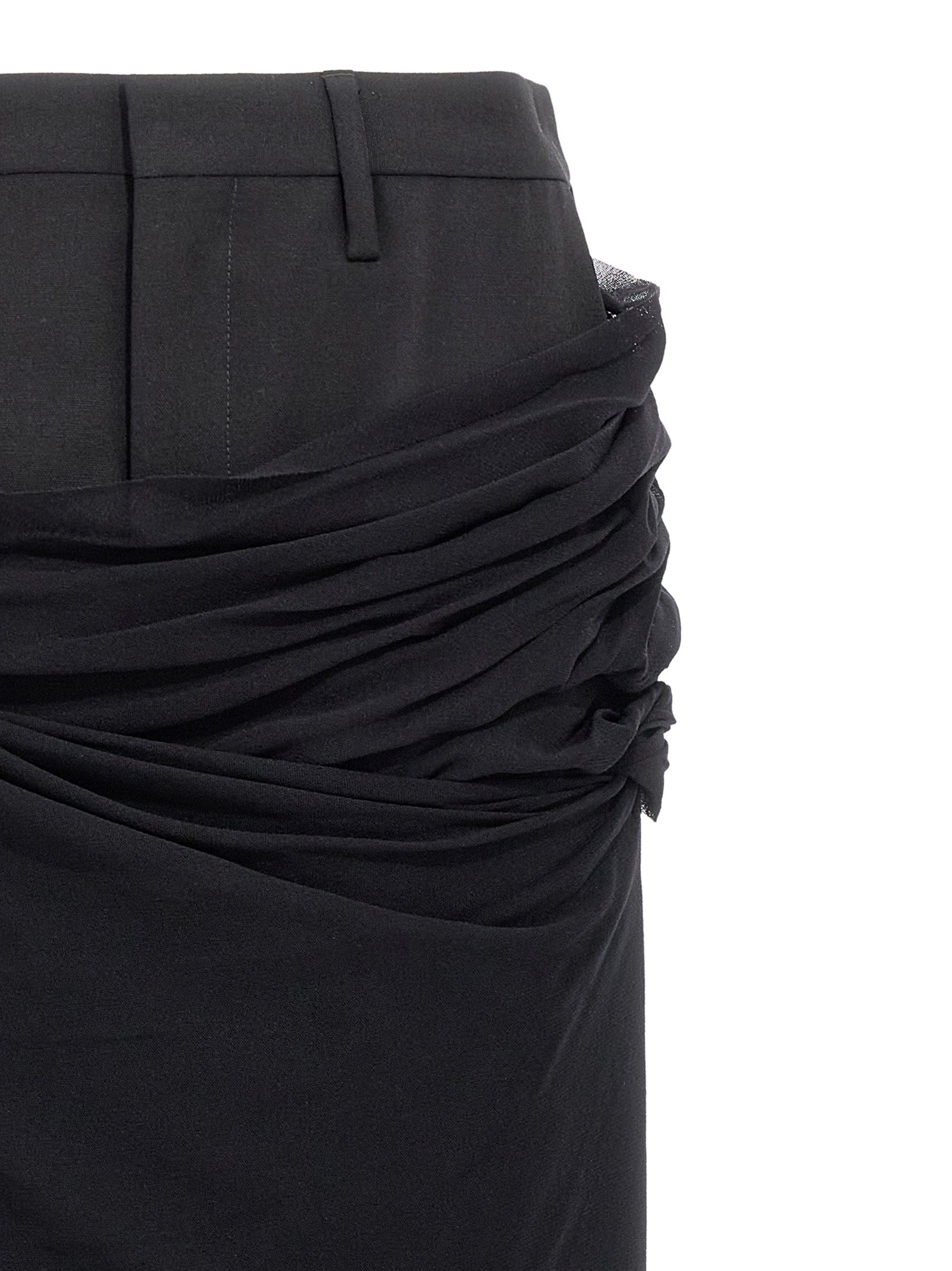 Wool Pants Black - 3