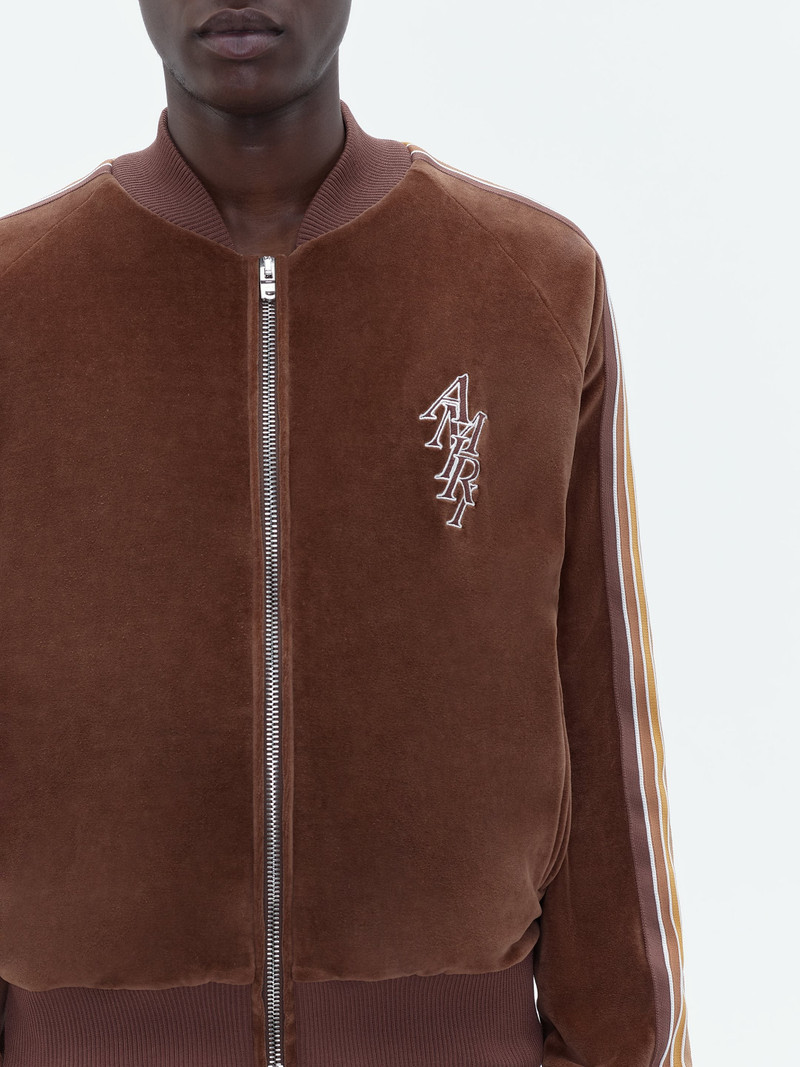 AMIRI STACK VELOUR TRACK JACKET 6