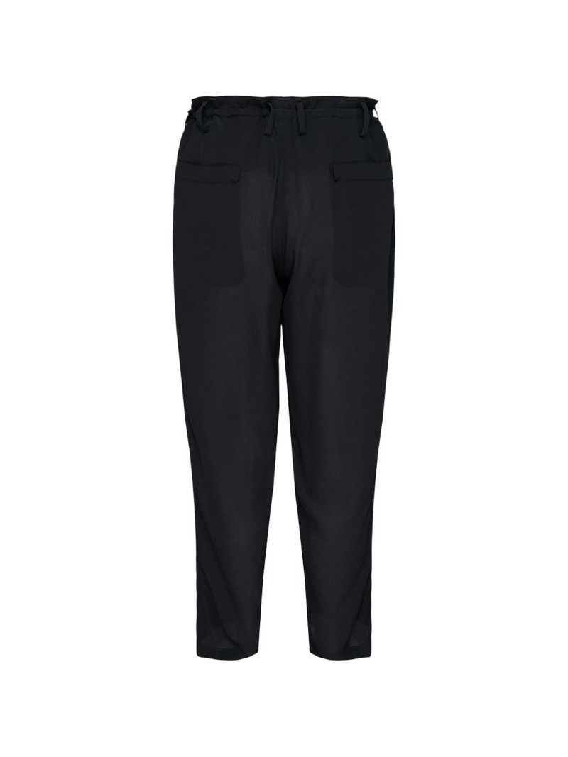 Yohji Yamamoto silk trousers outlook