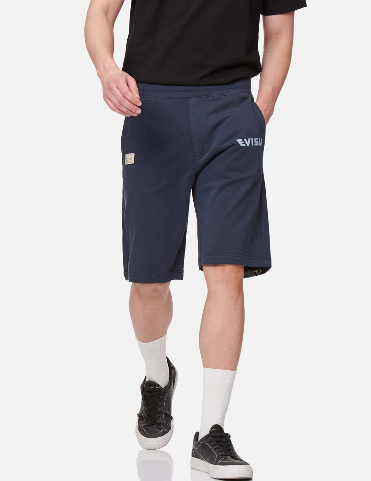 DOUBLE DARUMA DAICOCK PRINT SWEAT SHORTS - 4