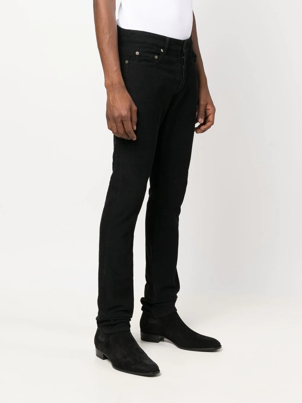 slim-cut corduroy jeans - 3