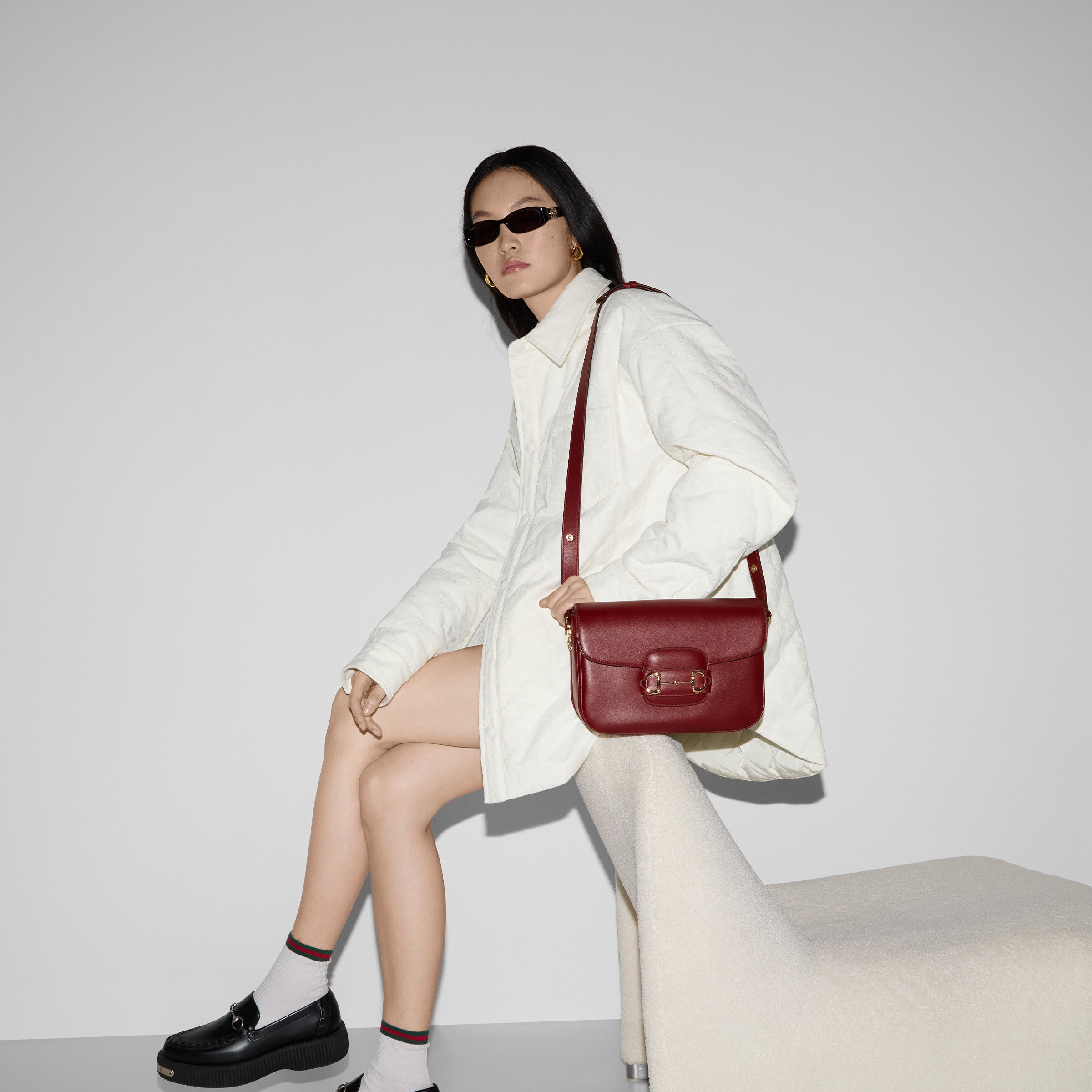 Gucci Horsebit 1955 small shoulder bag - 4