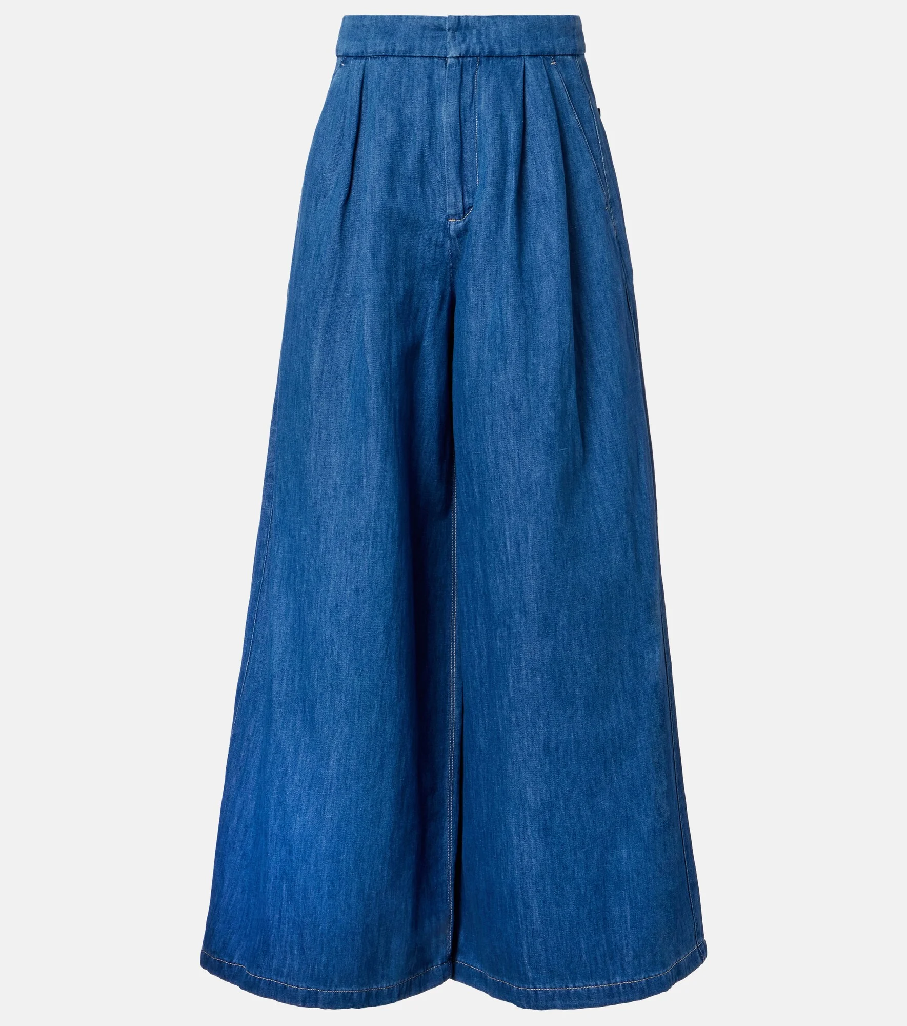 Nastro cropped wide-leg jeans - 1