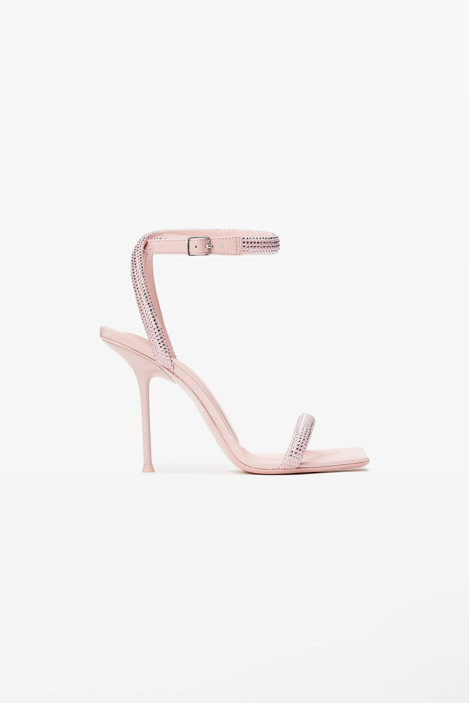 julie 105mm crystal hotfix ankle strap sandal - 1
