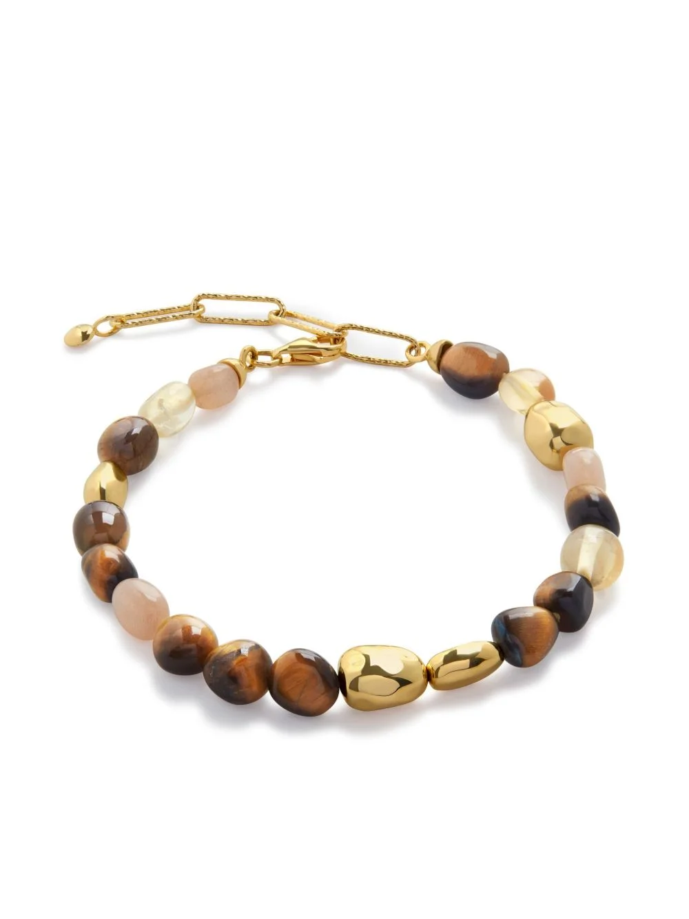 Rio Neutral Gemstone beaded bracelet - 1