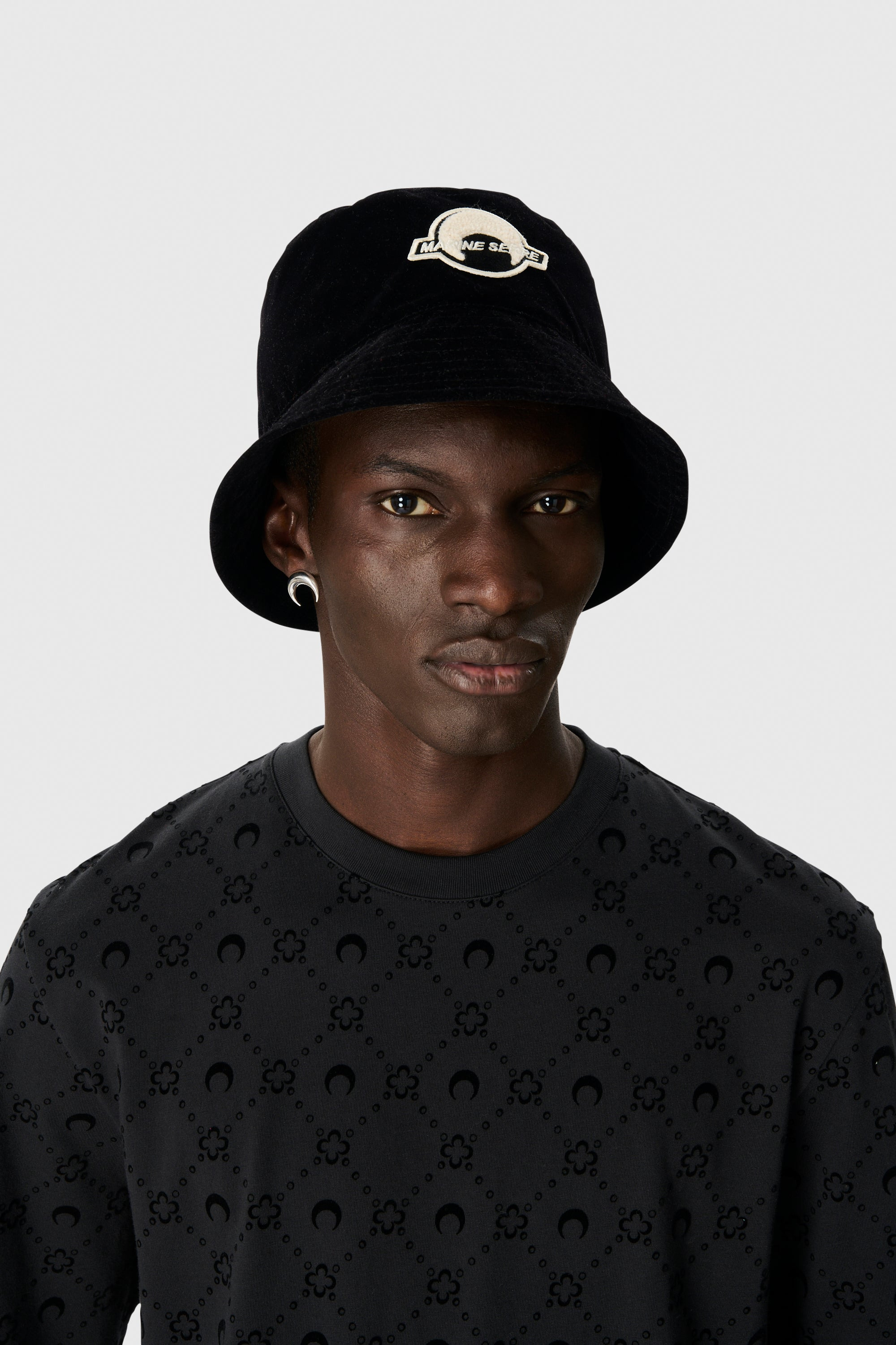 VELVET NYLON BUCKET HAT - 3