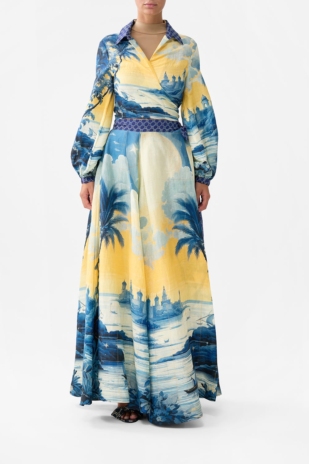 MAXI WRAP SKIRT - 8