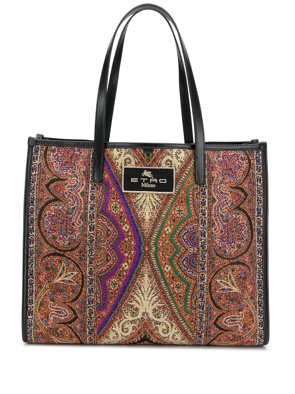 paisley-print tote bag  - 1