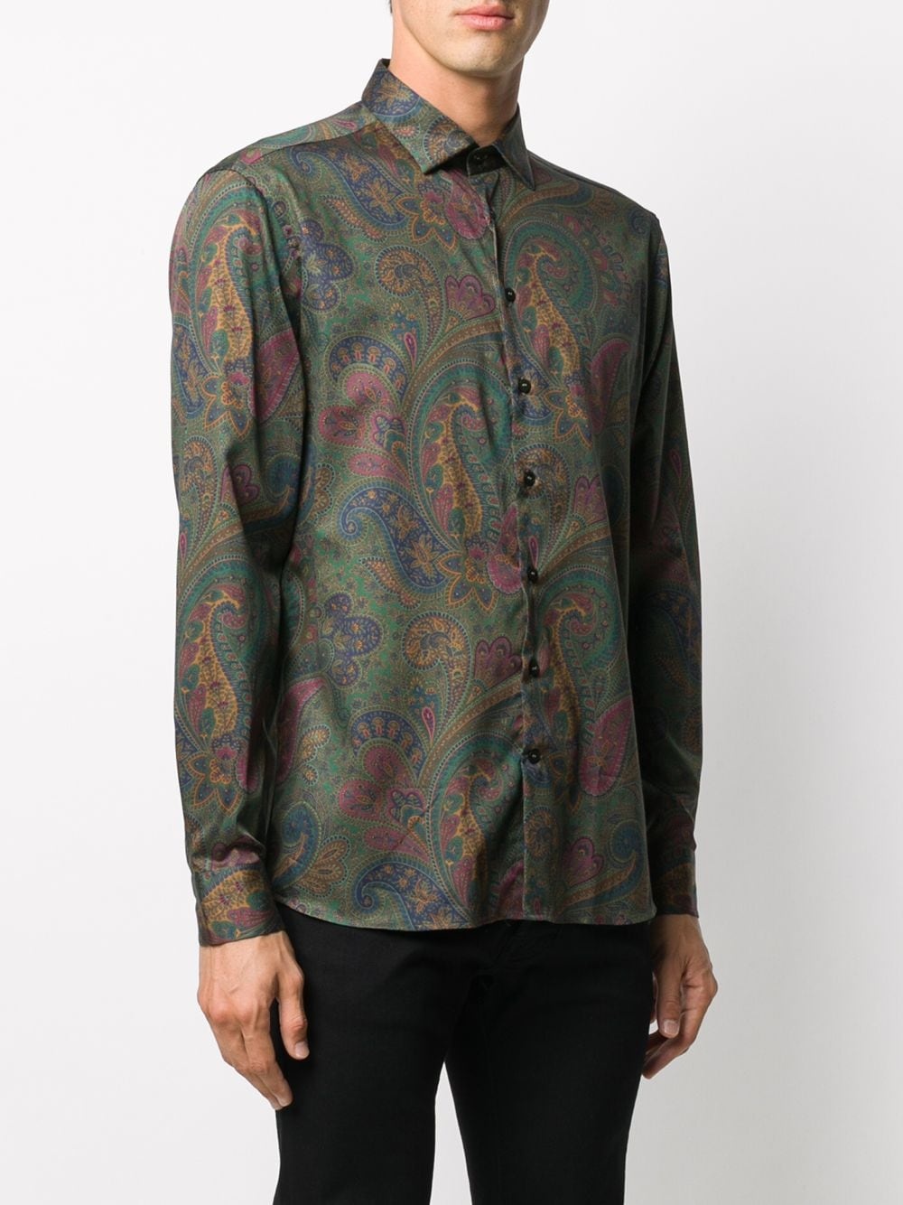 paisley print shirt  - 3