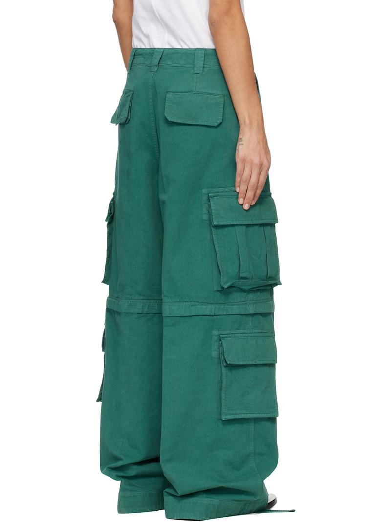 Green Zip-Off Cargo Pants 3