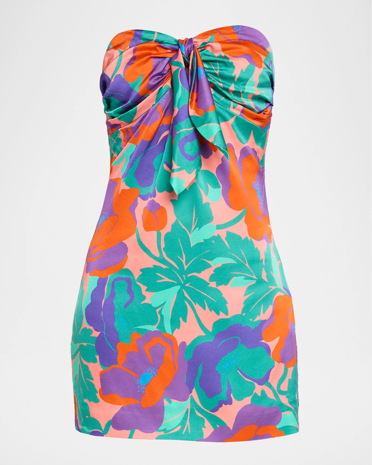 Dahlia Orion Strapless Floral-Print Mini Dress - 1