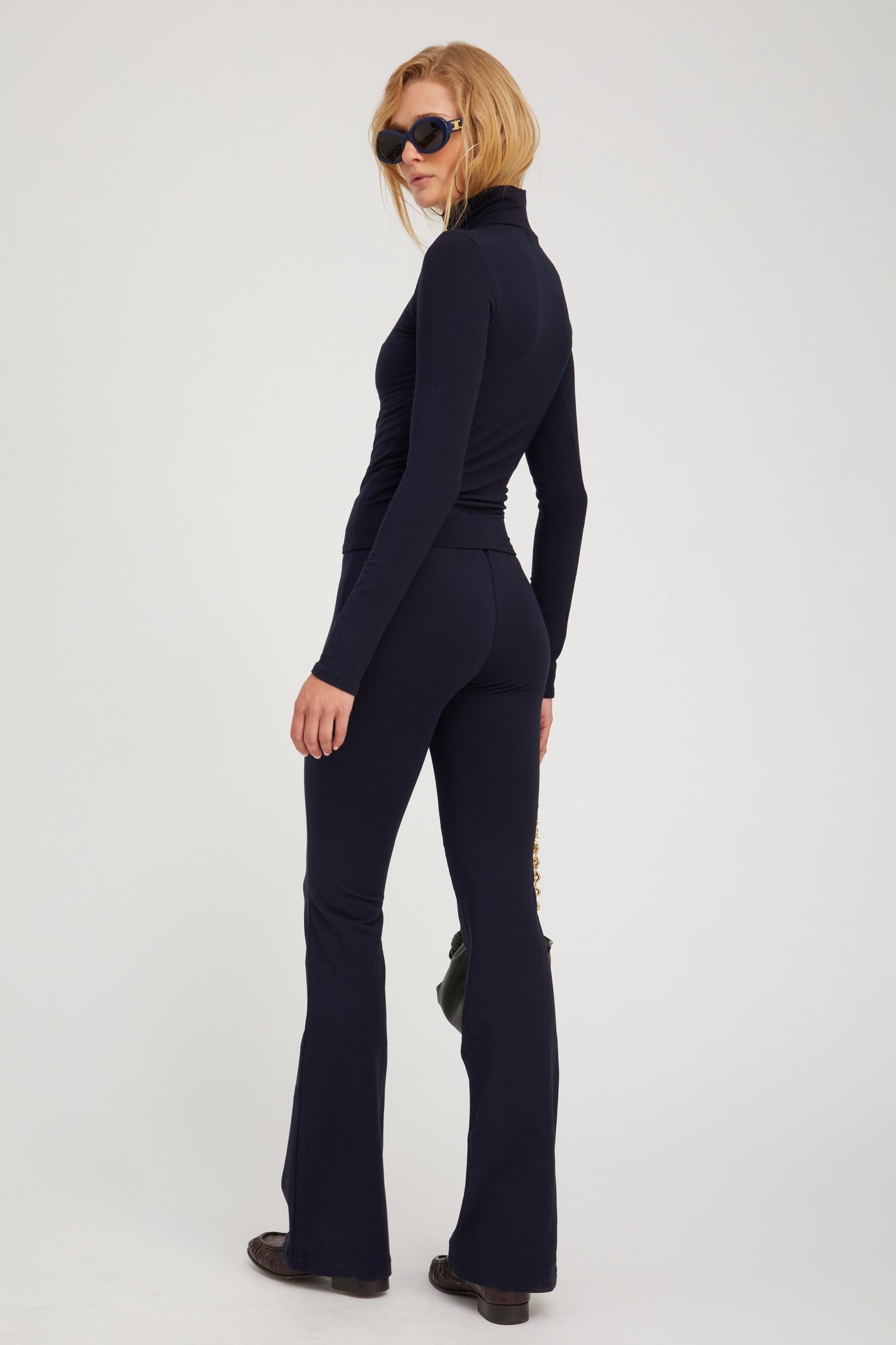NAVY CITY LONG SLEEVE TURTLENECK - 3