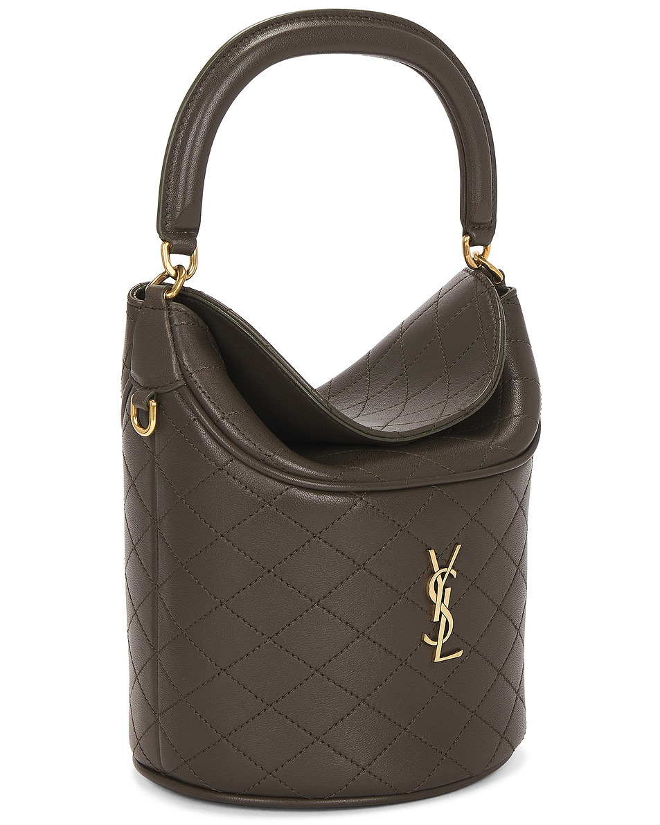 Top Handle Bucket Bag - 4
