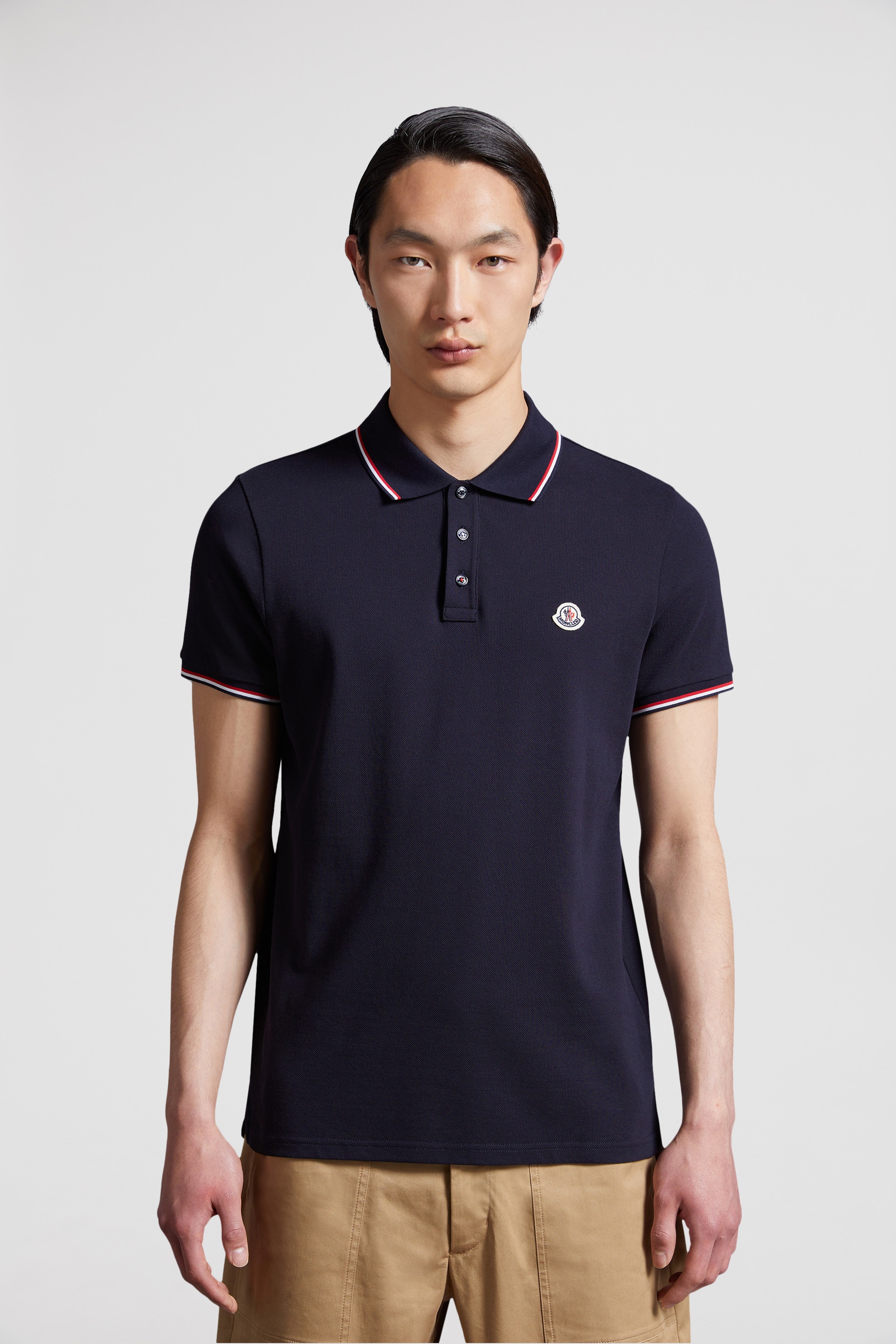 Tricolor-Trimmed Cotton Piquet Polo Shirt - 3