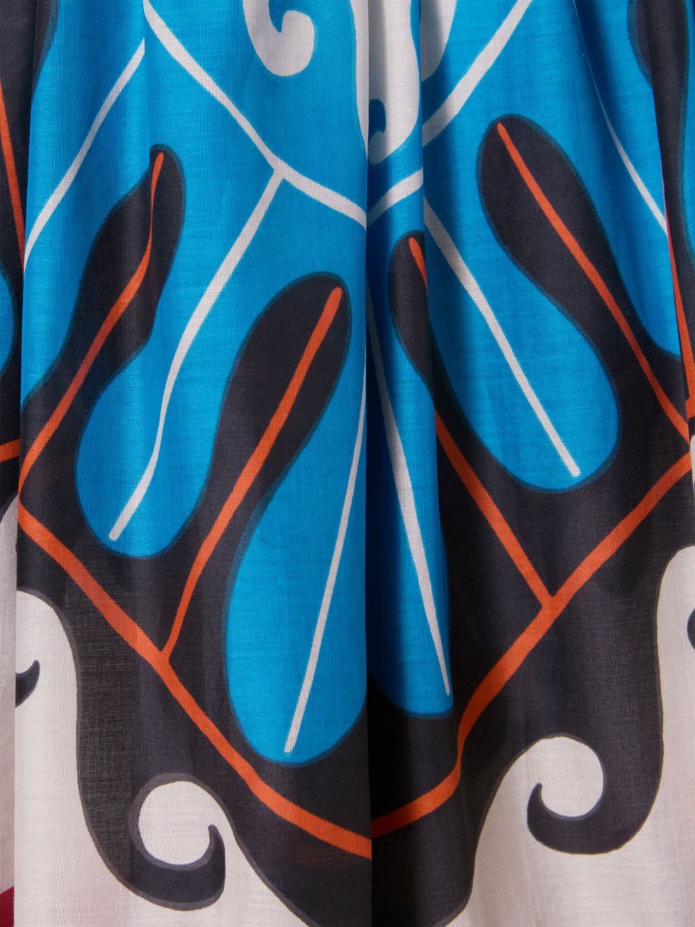 abstract-print maxi skirt - 4