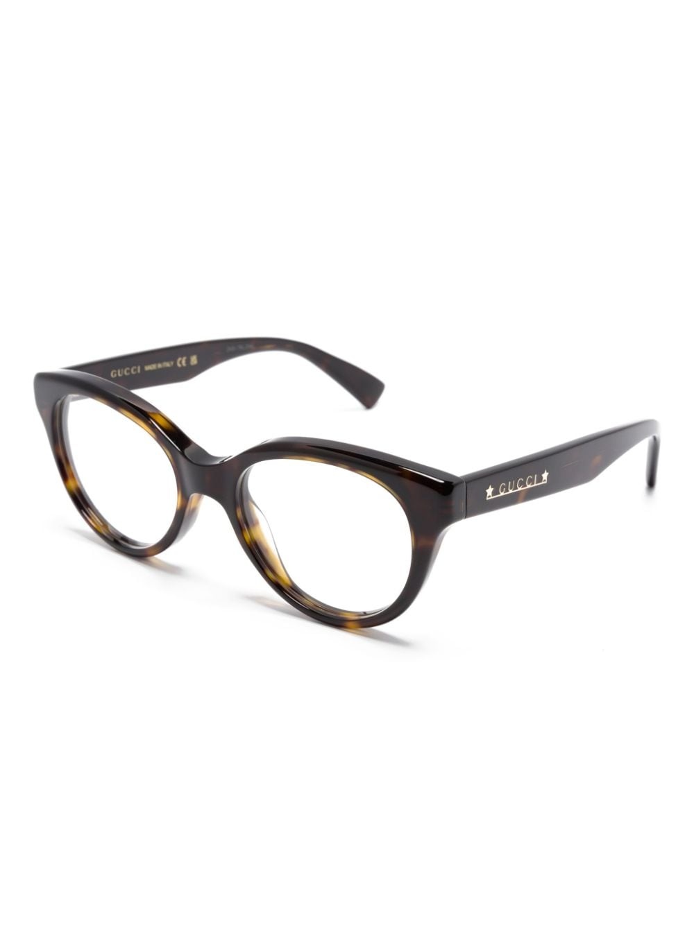 tortoiseshell round-frame glasses - 2